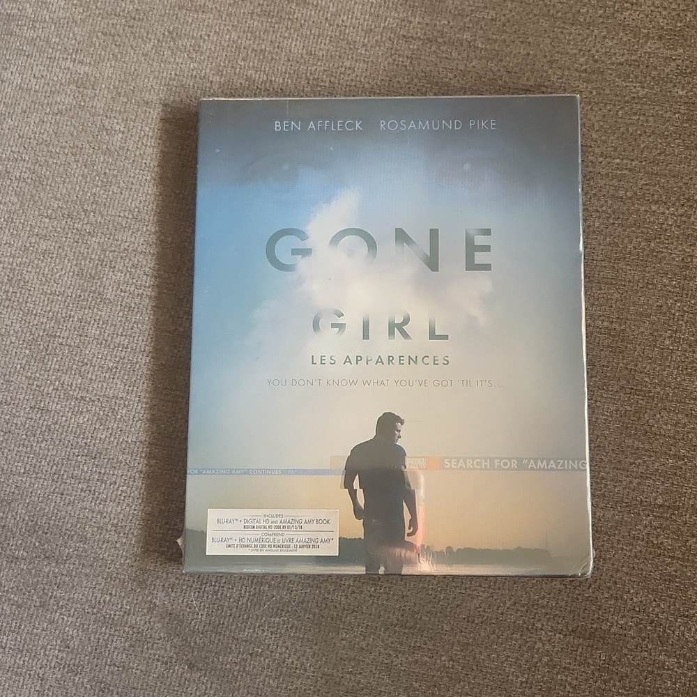 Gone Girl (2014) Blu-ray NEW Sealed Mystery Thriller Ben Affleck Rosamund Pike